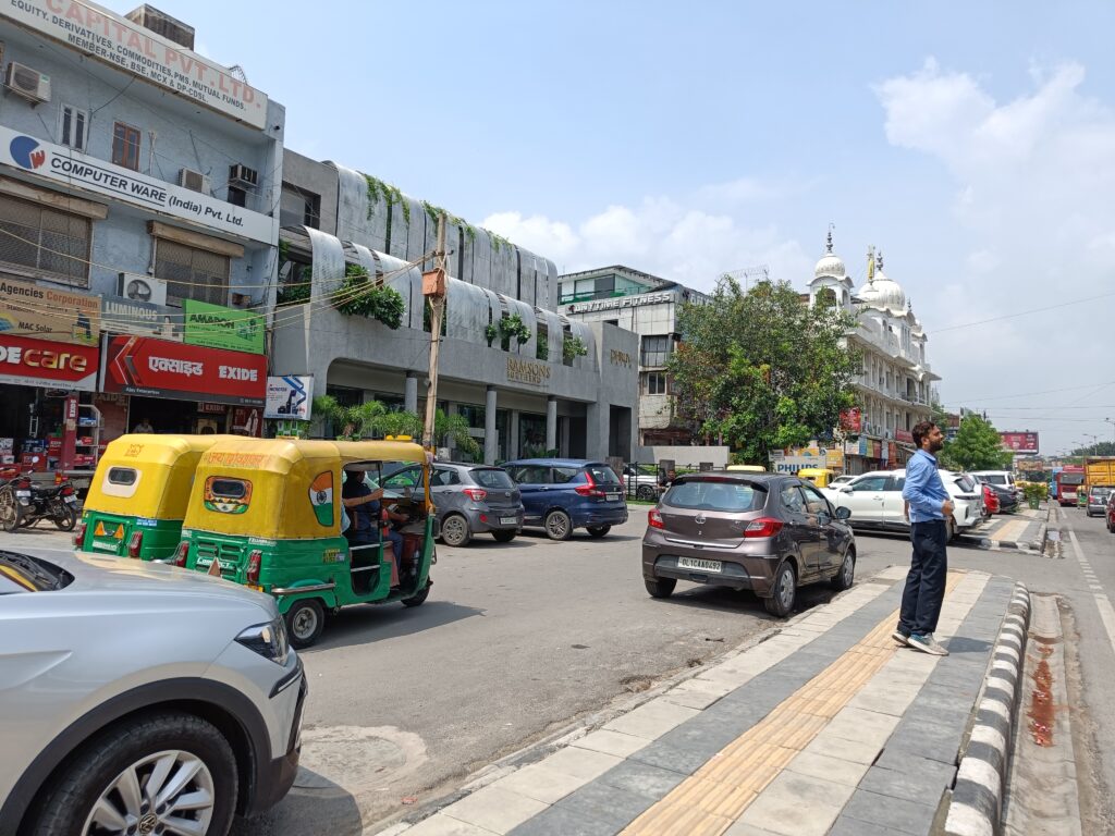 Exide Battery shop at Yusuf Sarai Market, Delhi